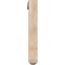 Ekena Millwork Merced Arts and Crafts Smooth Bracket w/ Offset Brace, Douglas Fir, 5 1/2"W x 40"D x 40"H BKT0604X40X40MRC03SDF - alternate 3